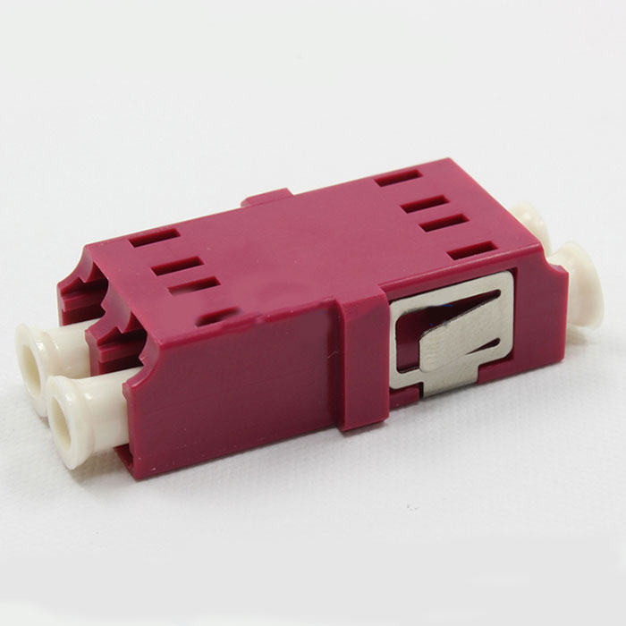 LC Integrated Type Multimode Four Core Fiber Optic Adapter